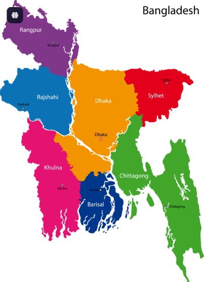 Map of Bangladesh